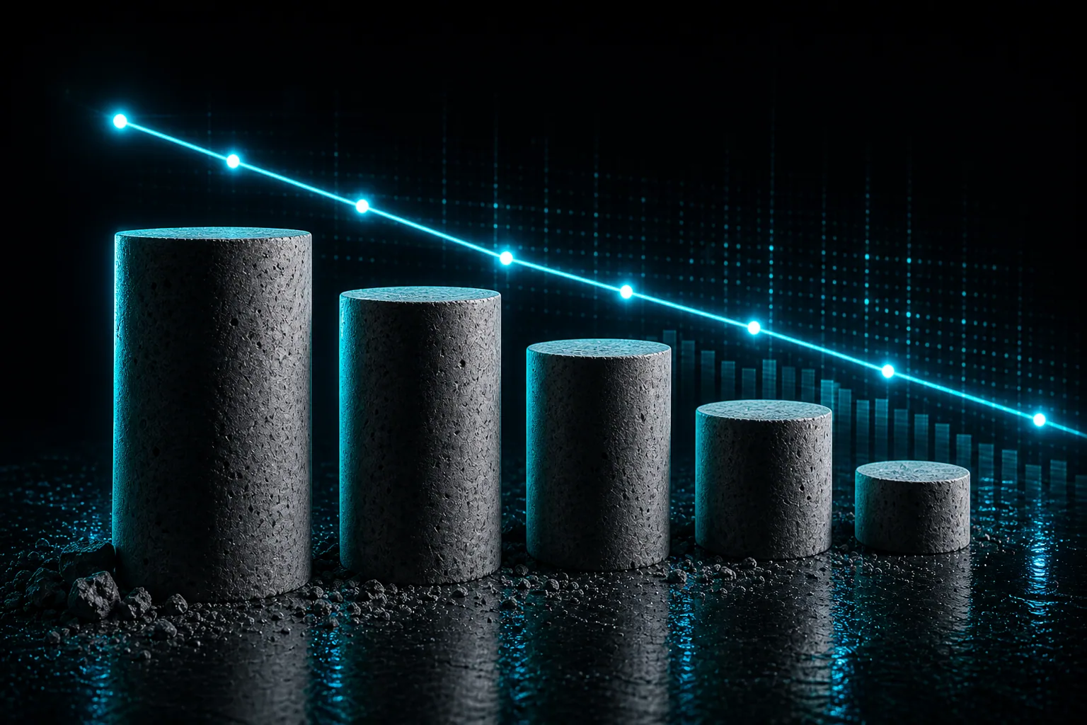 Concrete strength maintained while mix cost falls
